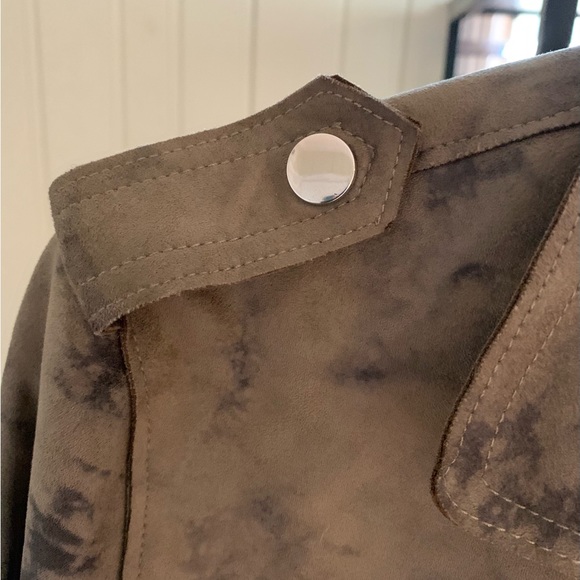 Tahari Brown Gray Jacket - Picture 4 of 6